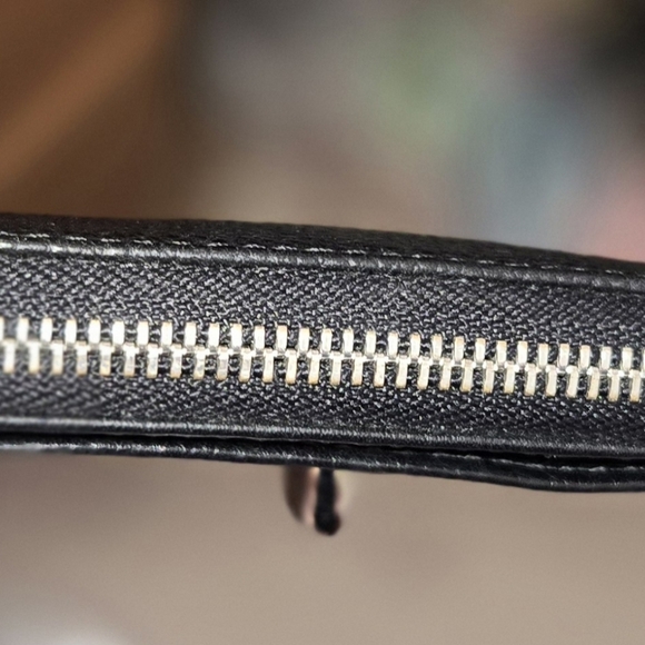 Coach Legacy Black Leather Turnlock Wristlet Wallet - Picture 6 of 16